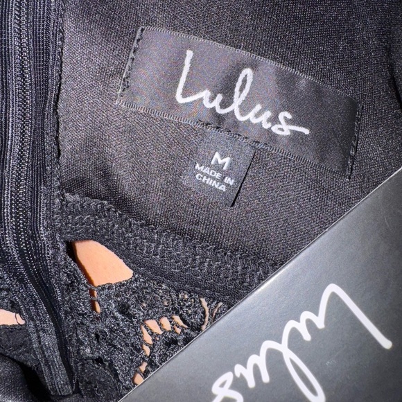 Lulu's Chic Black Lace Mini Dress - Picture 6 of 6